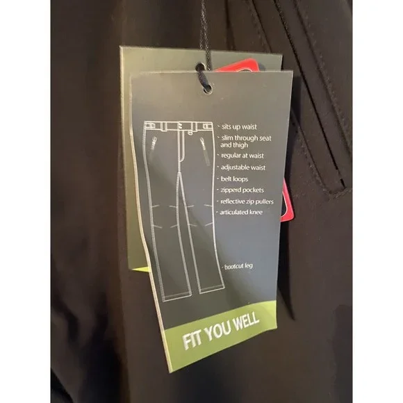 Outdoor Ventures Fleece Lined Hiking Pants Size L 28 NWT - Picture 5 of 6